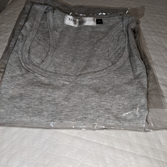 Matte Collection - Grey RacerBack Bodysuit - Picture 4 of 4